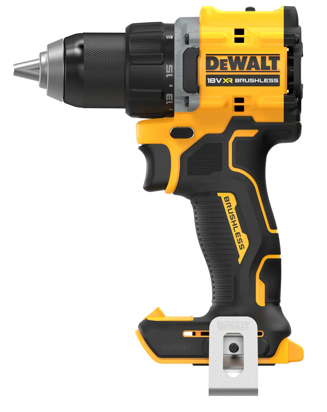 Perceuse-visseuse compacte brushless 18V XR® DEWALT® (machine nue)