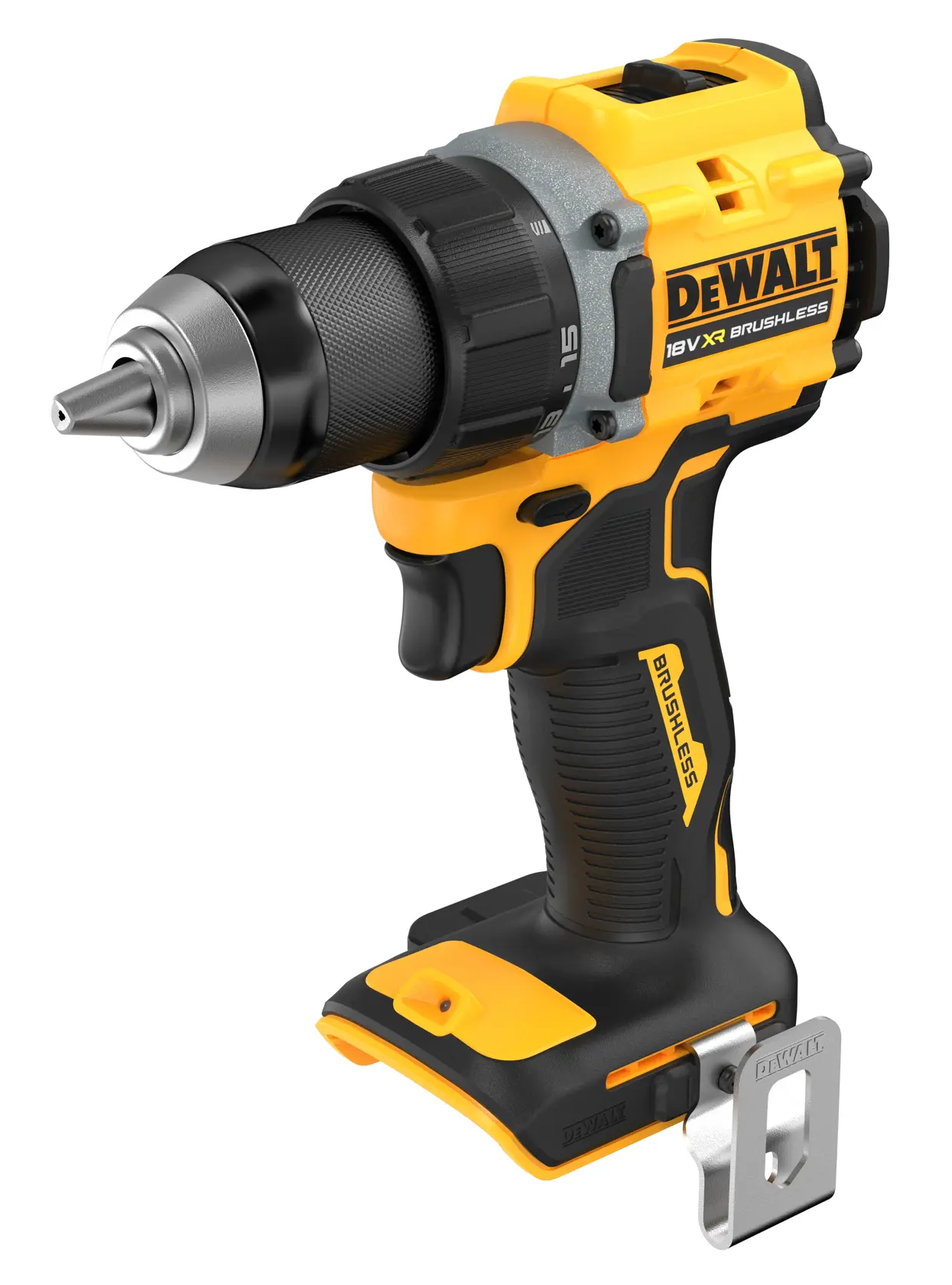 Perceuse-visseuse compacte brushless 18V XR® DEWALT® (machine nue)
