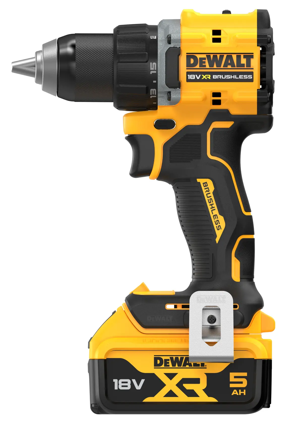 Perceuse-visseuse compacte brushless 18V XR® DEWALT® - 2 x 5 Ah