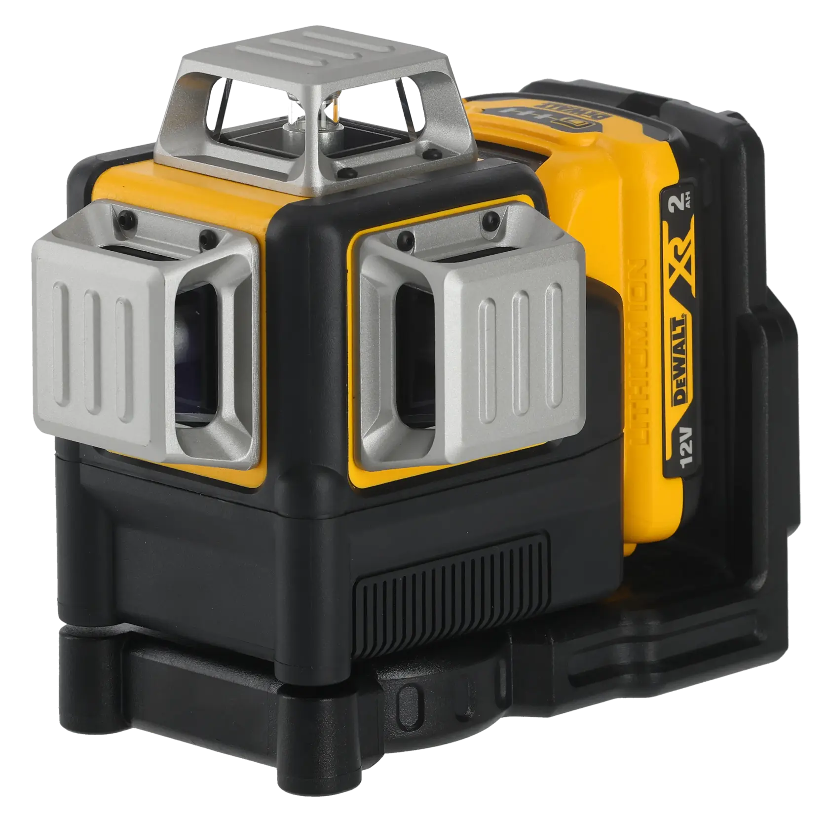 Laser 3x360° 12V 2 Ah Li-ion - Faisceaux verts - coffret