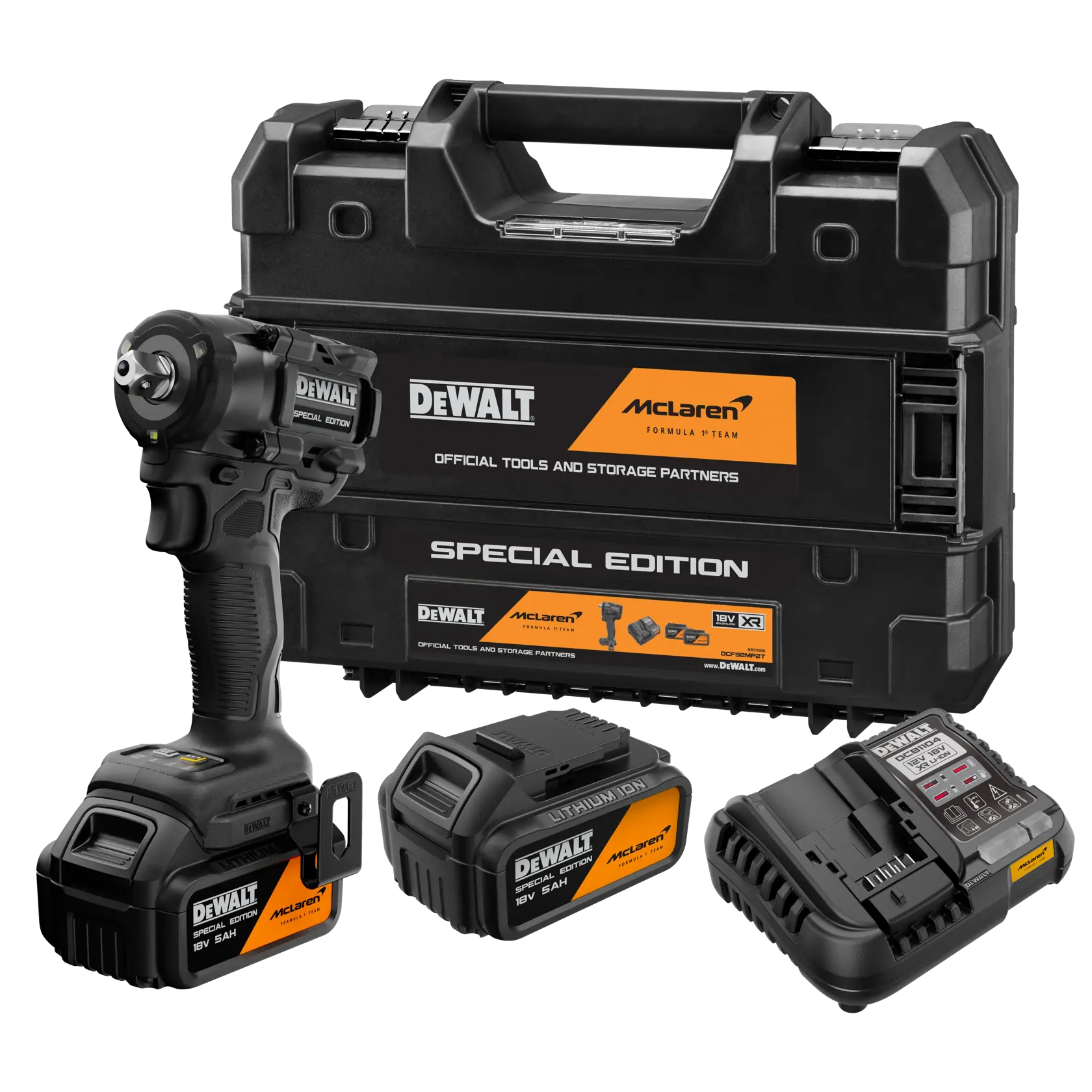 Kit fotográfico DEWALT DCF92MP2T-QW, DCF92MP2T con maletín, baterías y cargador. Edición especial.