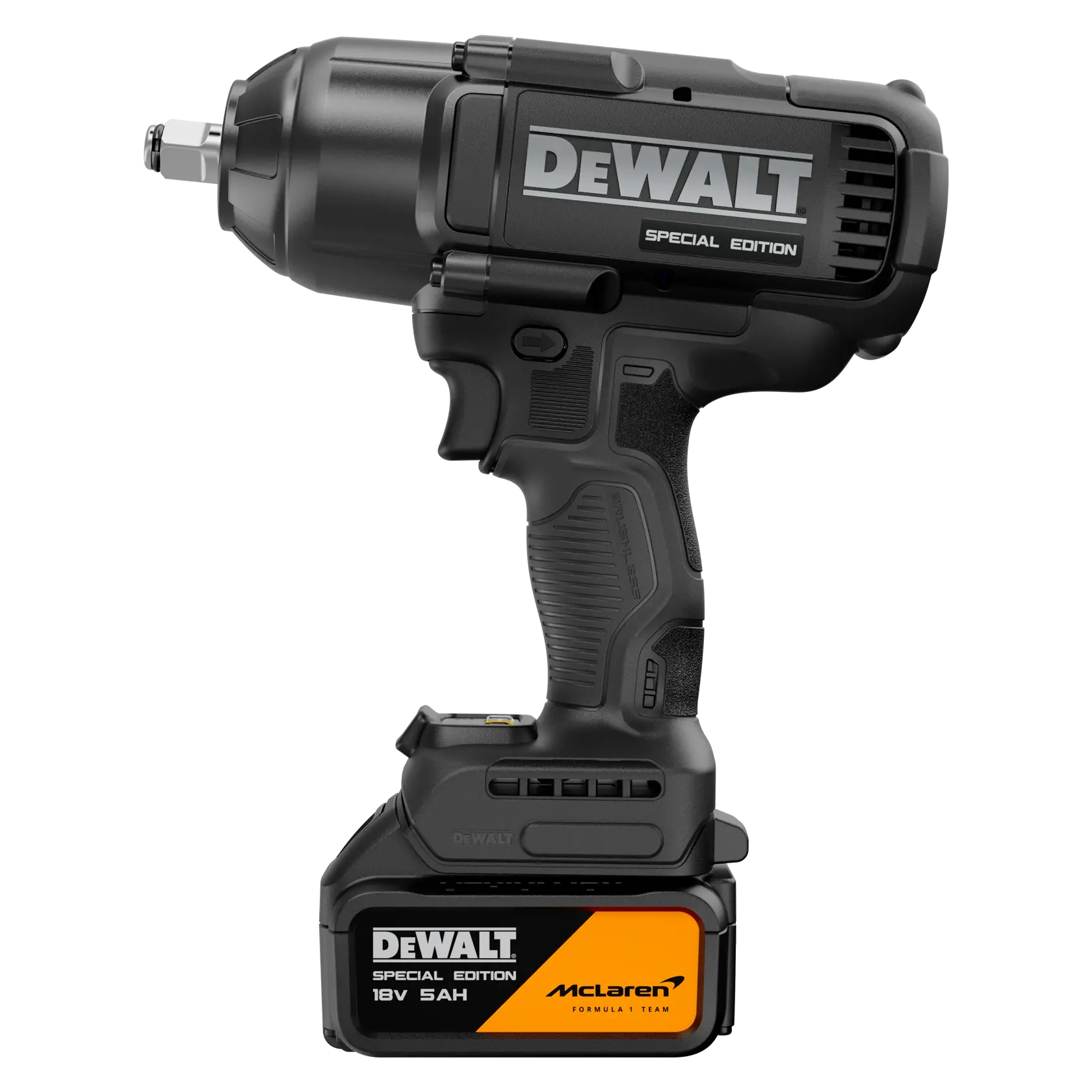 DEWALT DCF99MP2T-QW, DCF99MP2T atornillador McLaren Special Edition, negro-amarillo, fotografía.