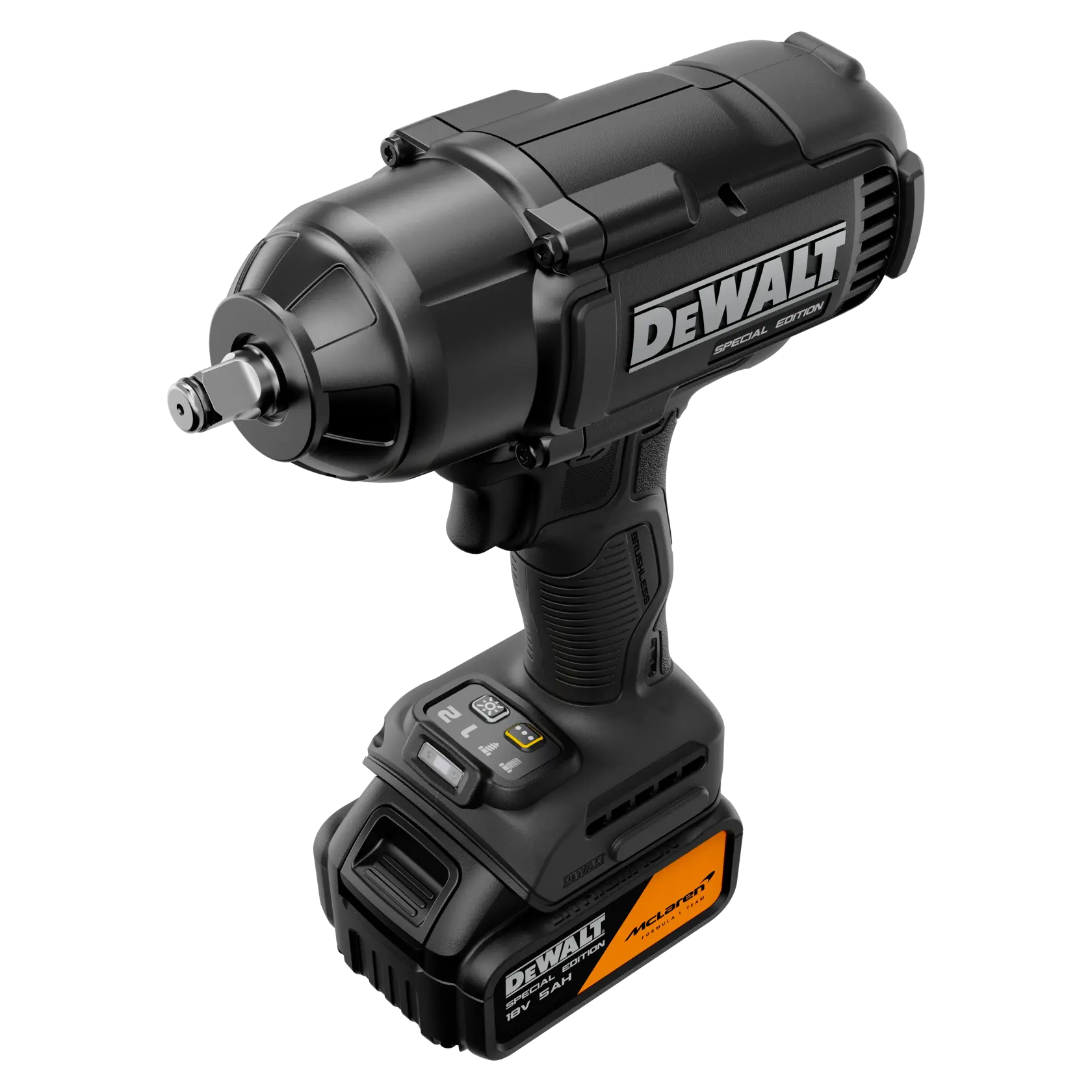 Llave de impacto DEWALT DCF99MP2T-QW y DCF99MP2T mostrada para categoría fotografía.