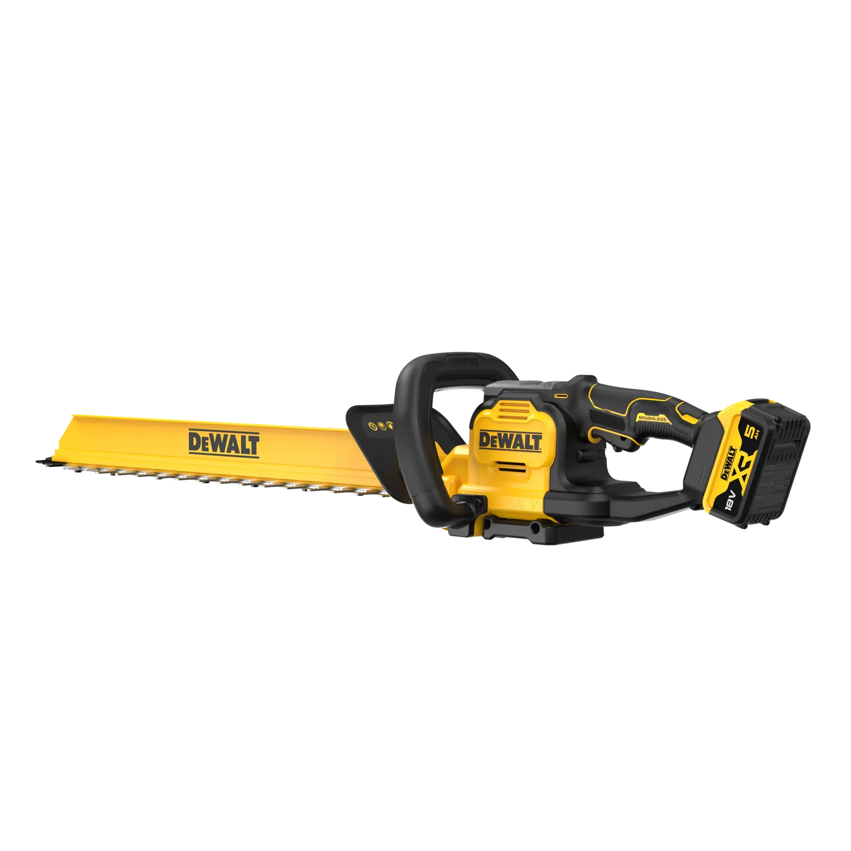 Cortasetos DEWALT amarillo/negro. SKUs: DCMHT567P1-QW, DCMHT567P1. Categoría fotografía.