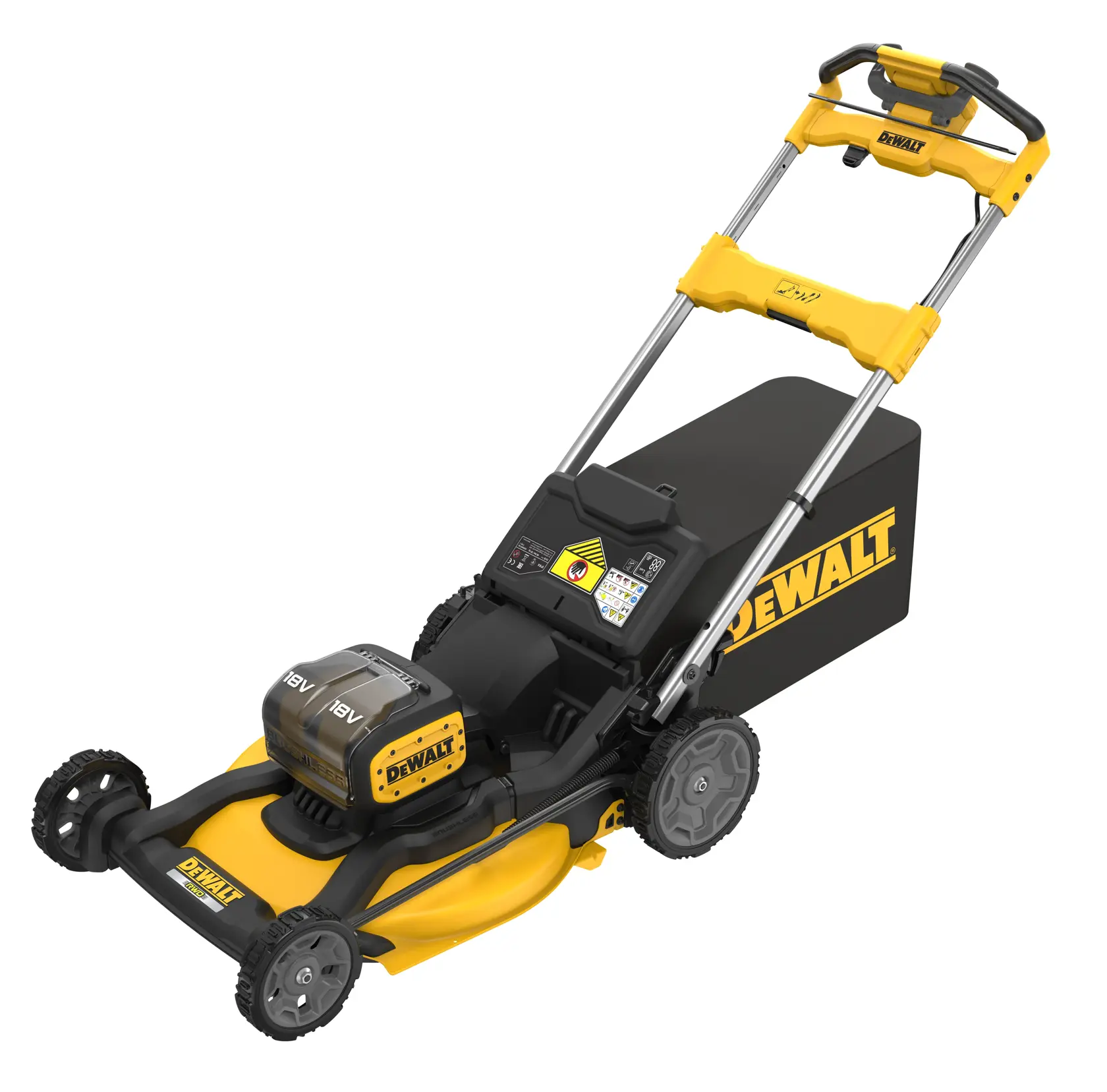 2x18 Volt Akku-Rasenmäher 53 cm (bürstenlos), mit hinterem Radantrieb - Basisversion
