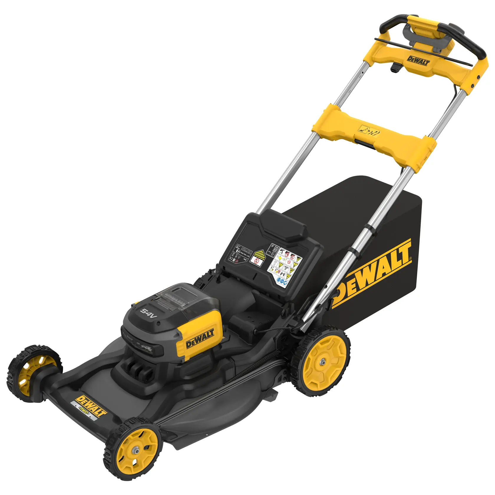 2x 54 Volt Akku-Rasenmäher 53 cm (bürstenlos), mit hinterem Radantrieb - Basisversion