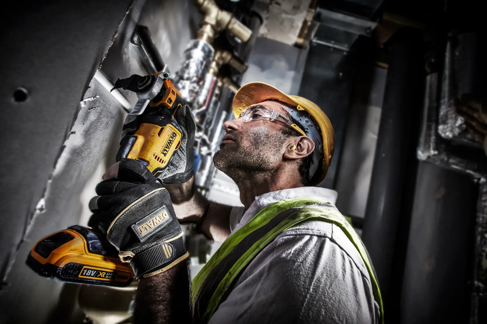 Multi-cutter XR 18V brushless - 35 accessoires - sans batterie ni chargeur - coffret TSTAK