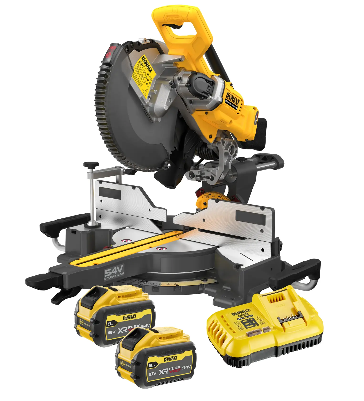 Scie DEWALT photographie, DCS781X2-QW, DCS781X2, jaune-noir. Outil pro pour coupe précise.