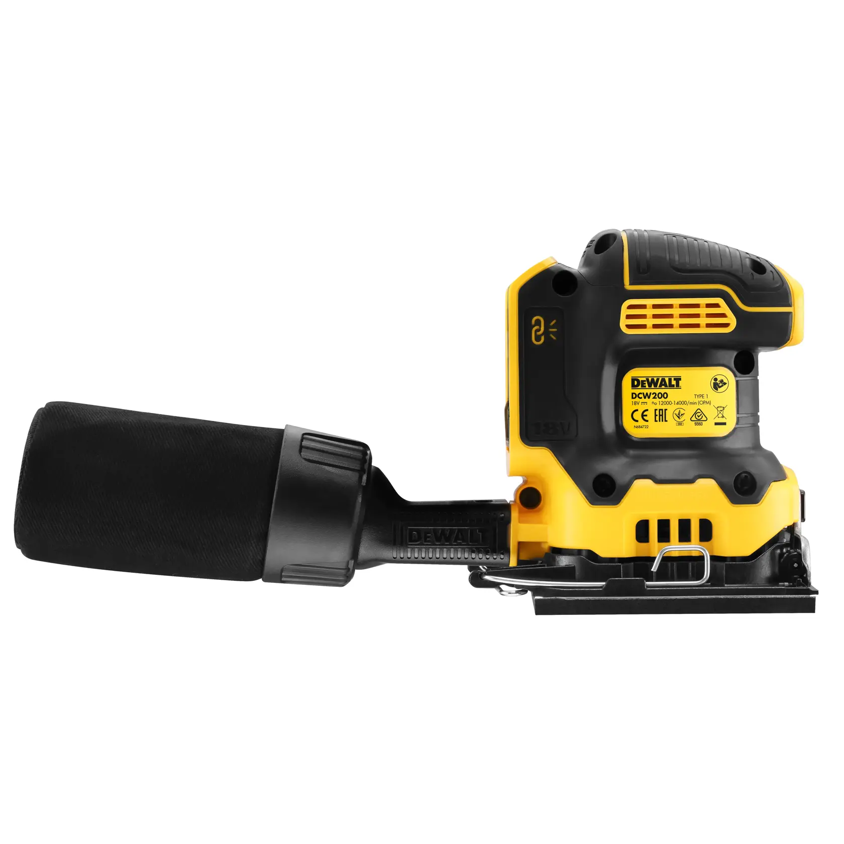 18 Volt Akku-Vibrationsschleifer (bürstenlos), Basisversion