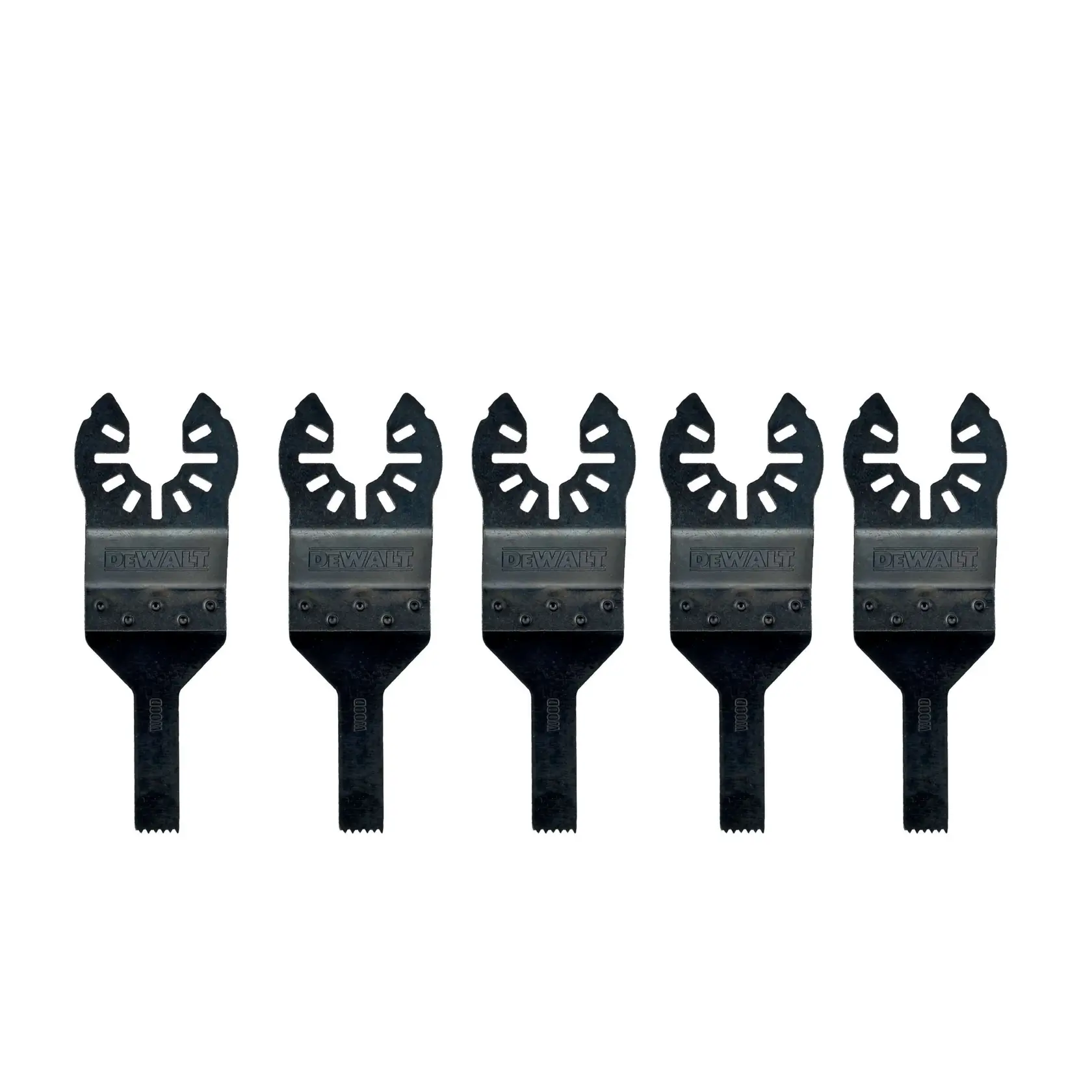 DEWALT Klingenset, fünf Stück, SKUs DT20726-QZ, DT20726, für Foto-Werkzeuge, schwarz.