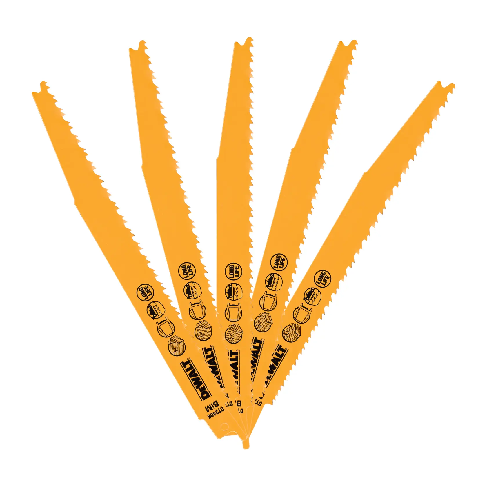 Lame de scie sabre HCS Progressor pour la coupe du métal 203 mm