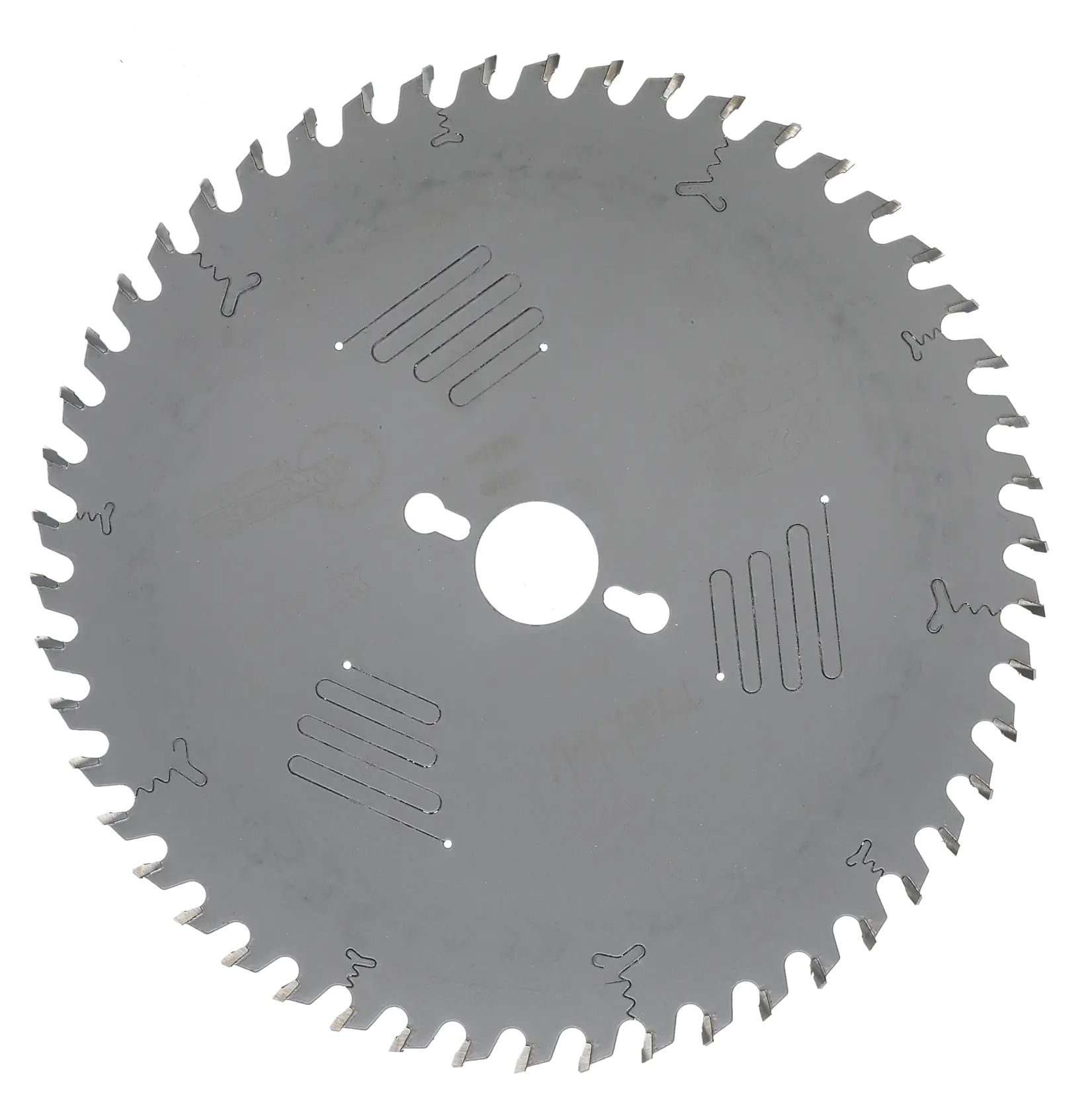 Lame circulaire DEWALT DT4345 avec dents en carbure, utilisée pour couper du bois et autres matériaux.