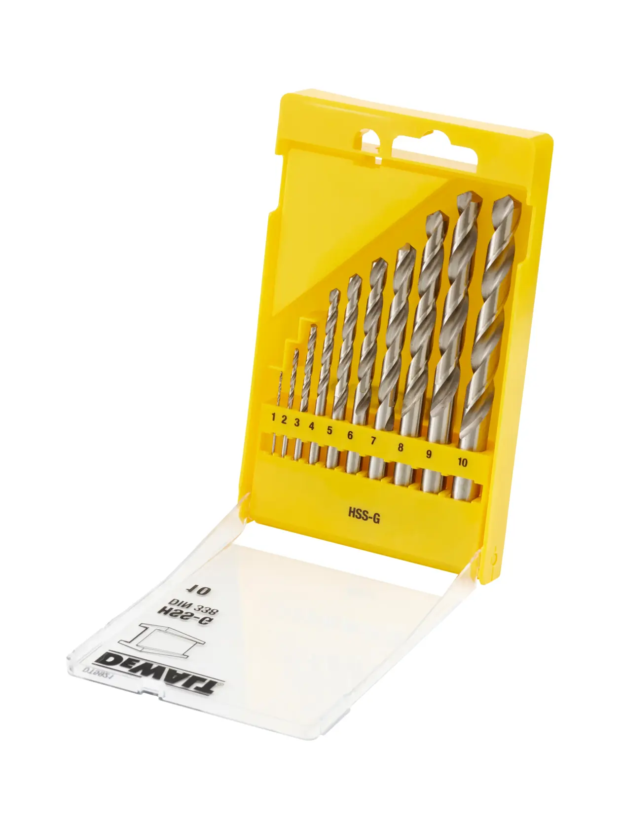 Metallbohrer-Set 10-tlg. HSS-G