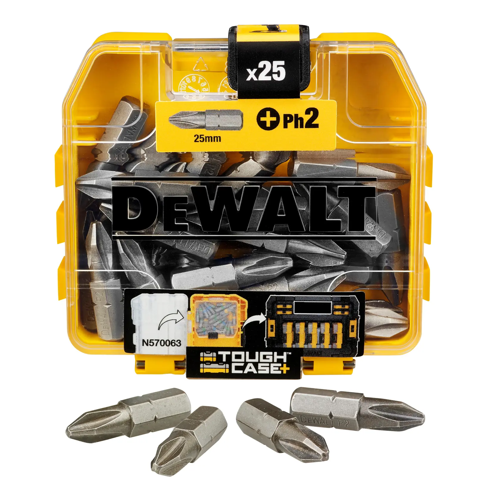 Boite de 25 embouts de vissage PH2 25 mm