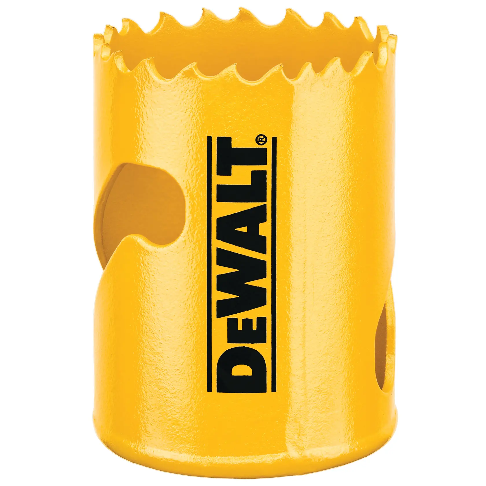 DEWALT Lochsäge DT90312, DT90312-QZ. Gelbes Werkzeug für Fotografie.