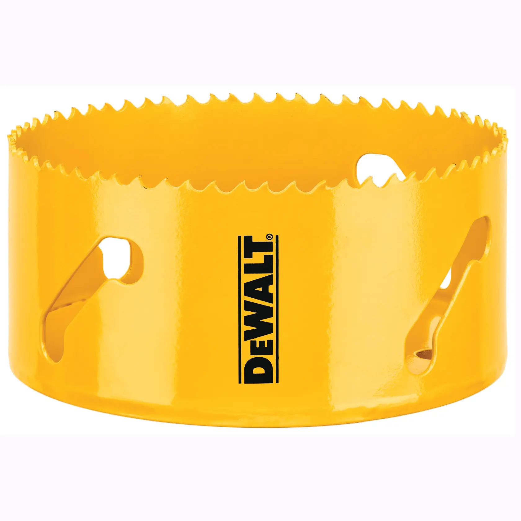 DEWALT gelbe Lochsäge Fotografie, SKUs DT90342-QZ, DT90342 abgebildet.