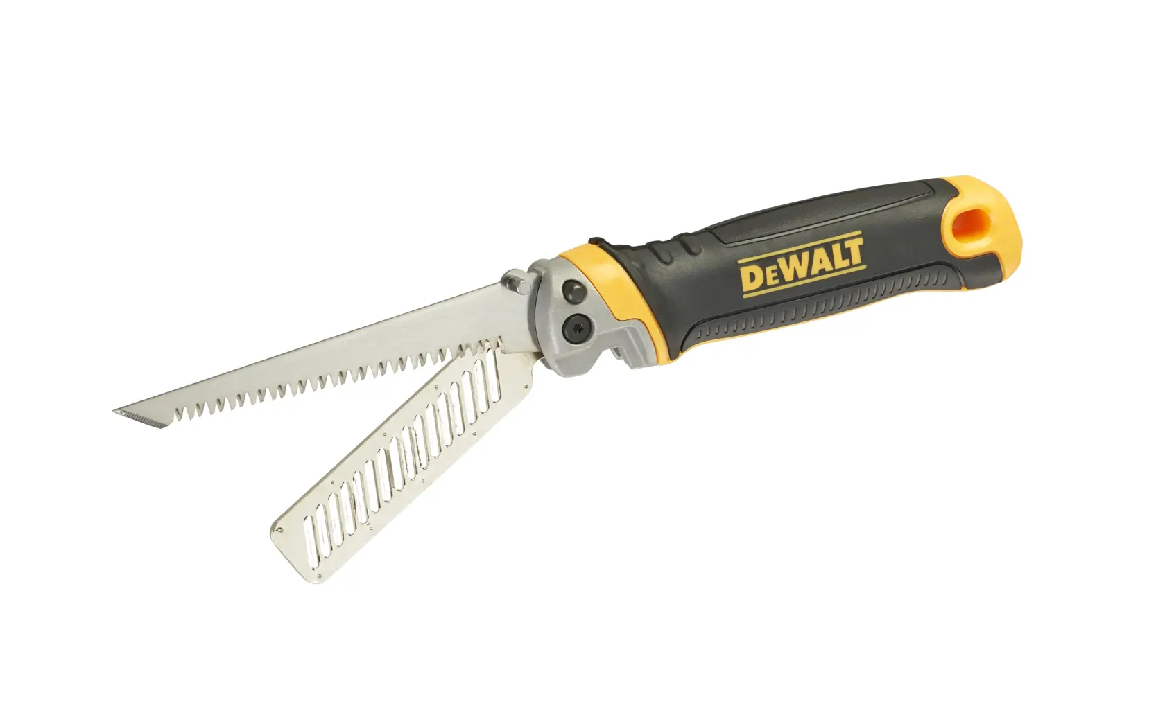 Scie à guichet pliante avec râpe DEWALT®