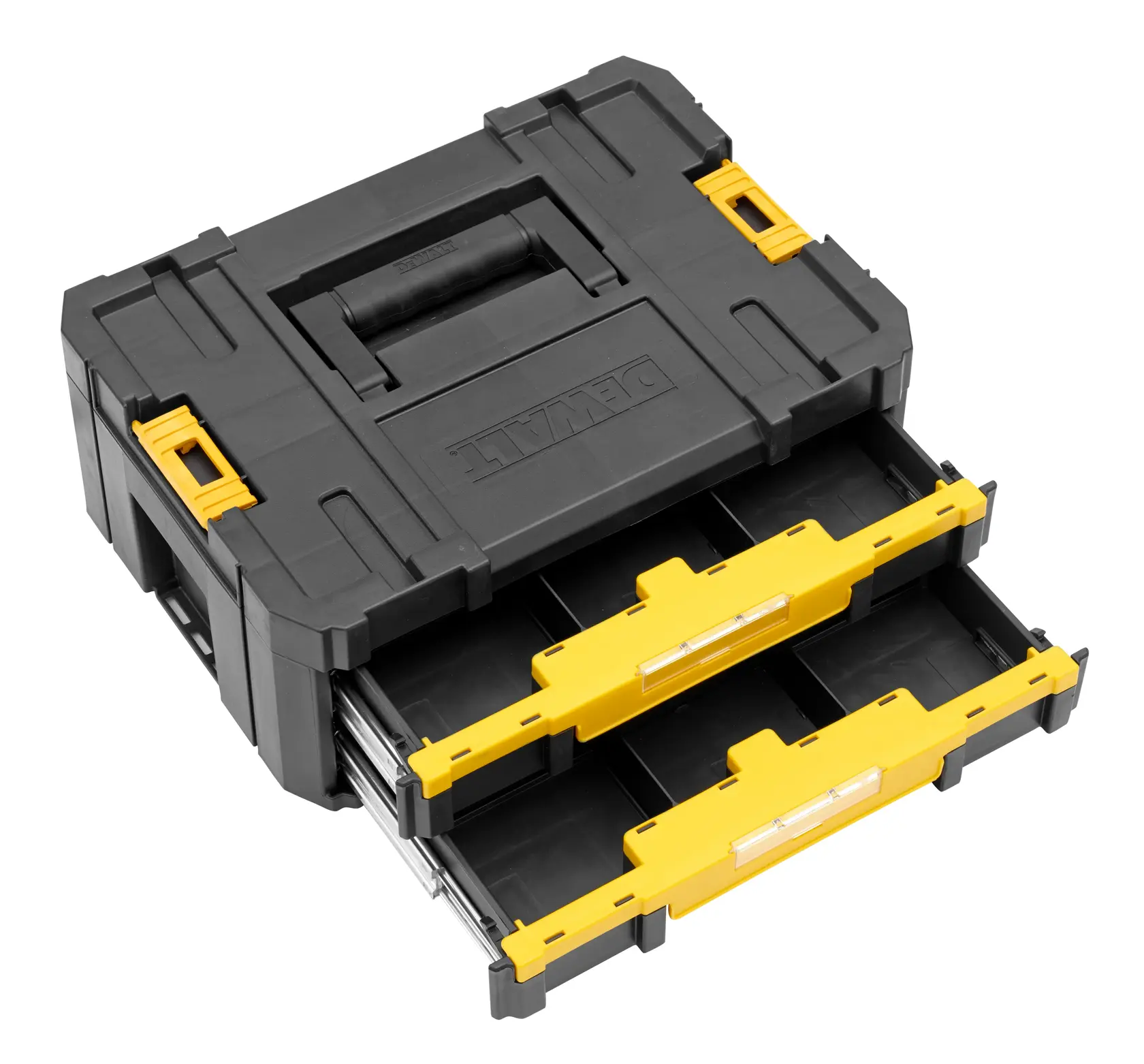 Coffret TSTAK® IV 2 tiroirs avec diviseurs